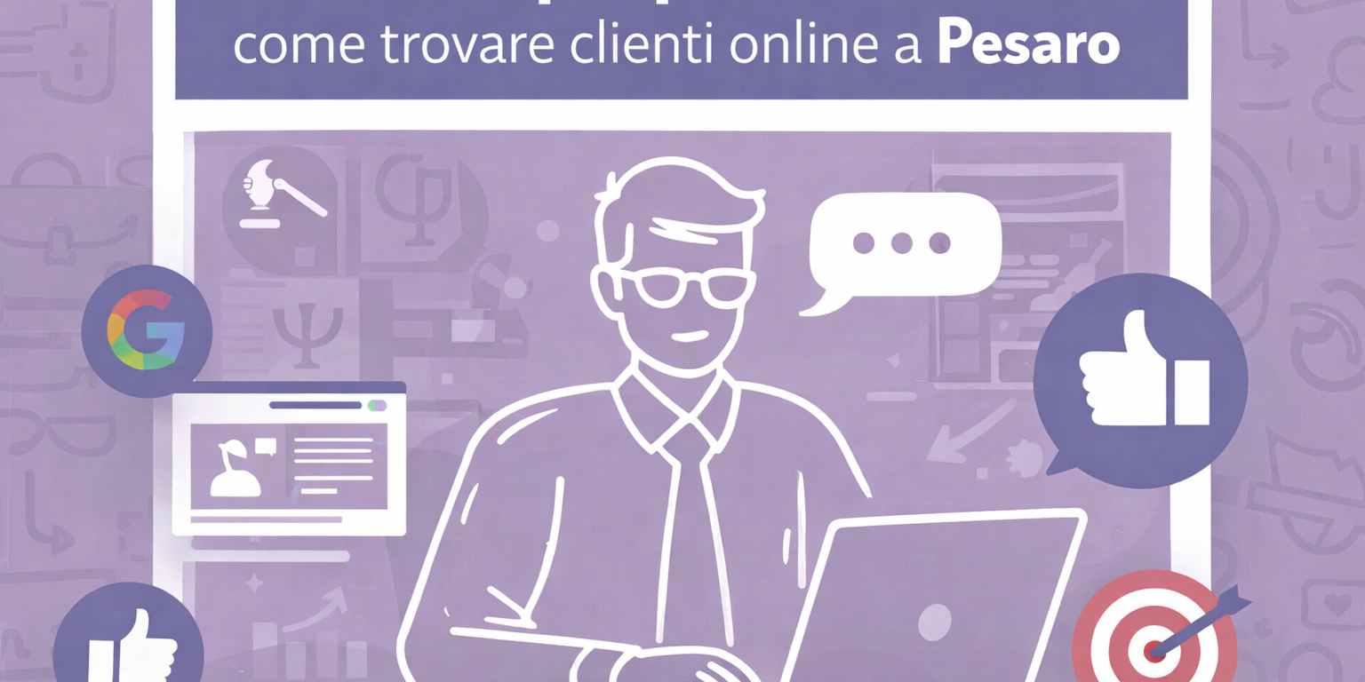 Sito web per professionisti: trovare clienti a Pesaro
