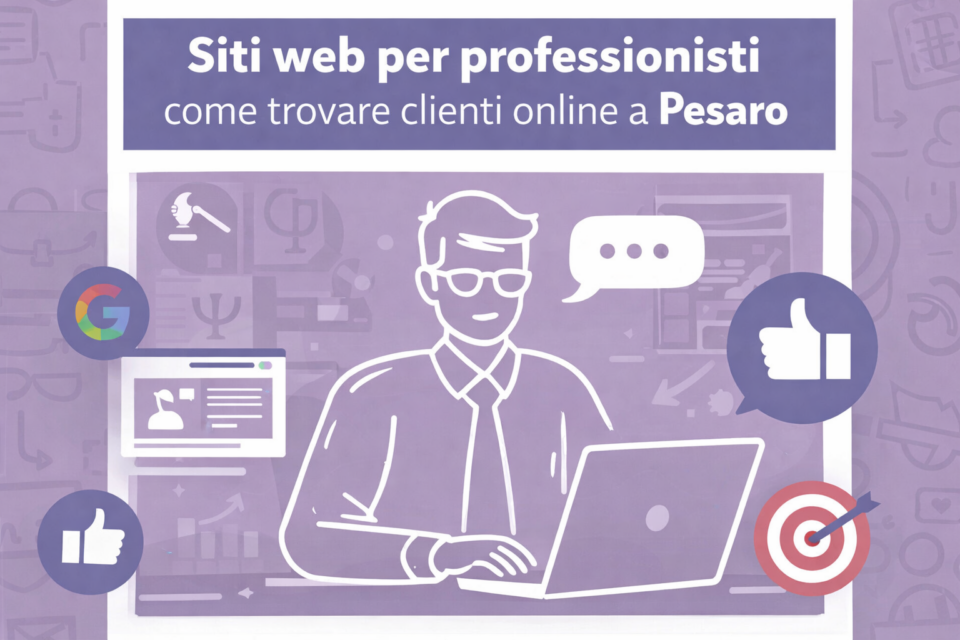 Sito web per professionisti: trovare clienti a Pesaro