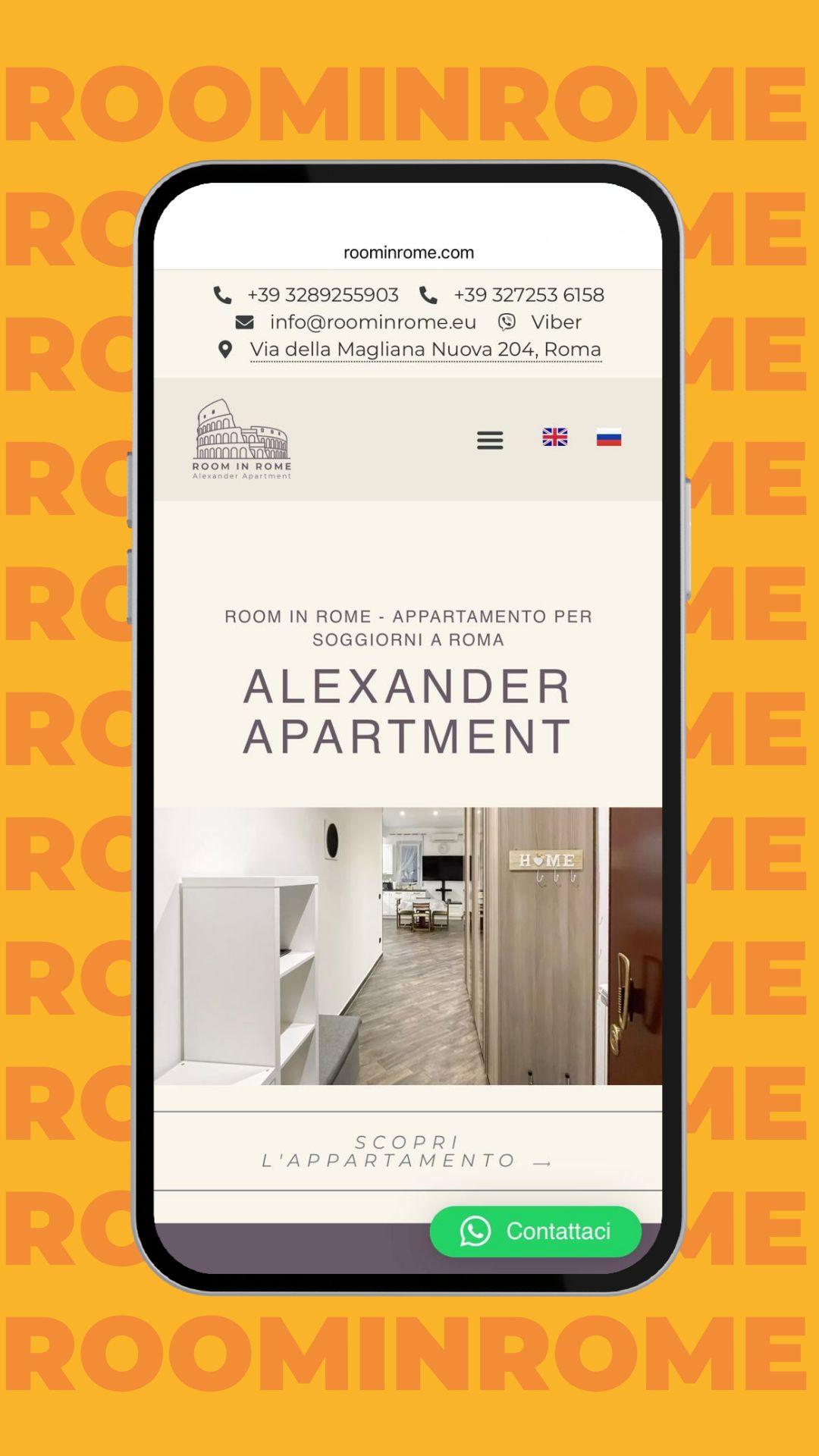 realizzazione sito appartamento affitto roma